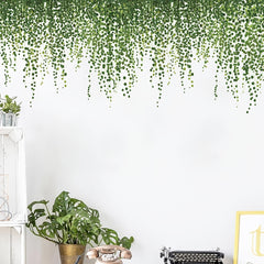 1pc Long Green Vine Decorative Sticker DIY Set
