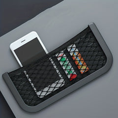 Car Mobile Phone Bag Storage Mesh Rack Car Debris Storage