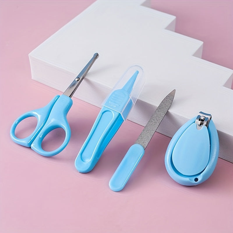 4pcs Anti Pinching Nail Clippers Set for Baby Nails