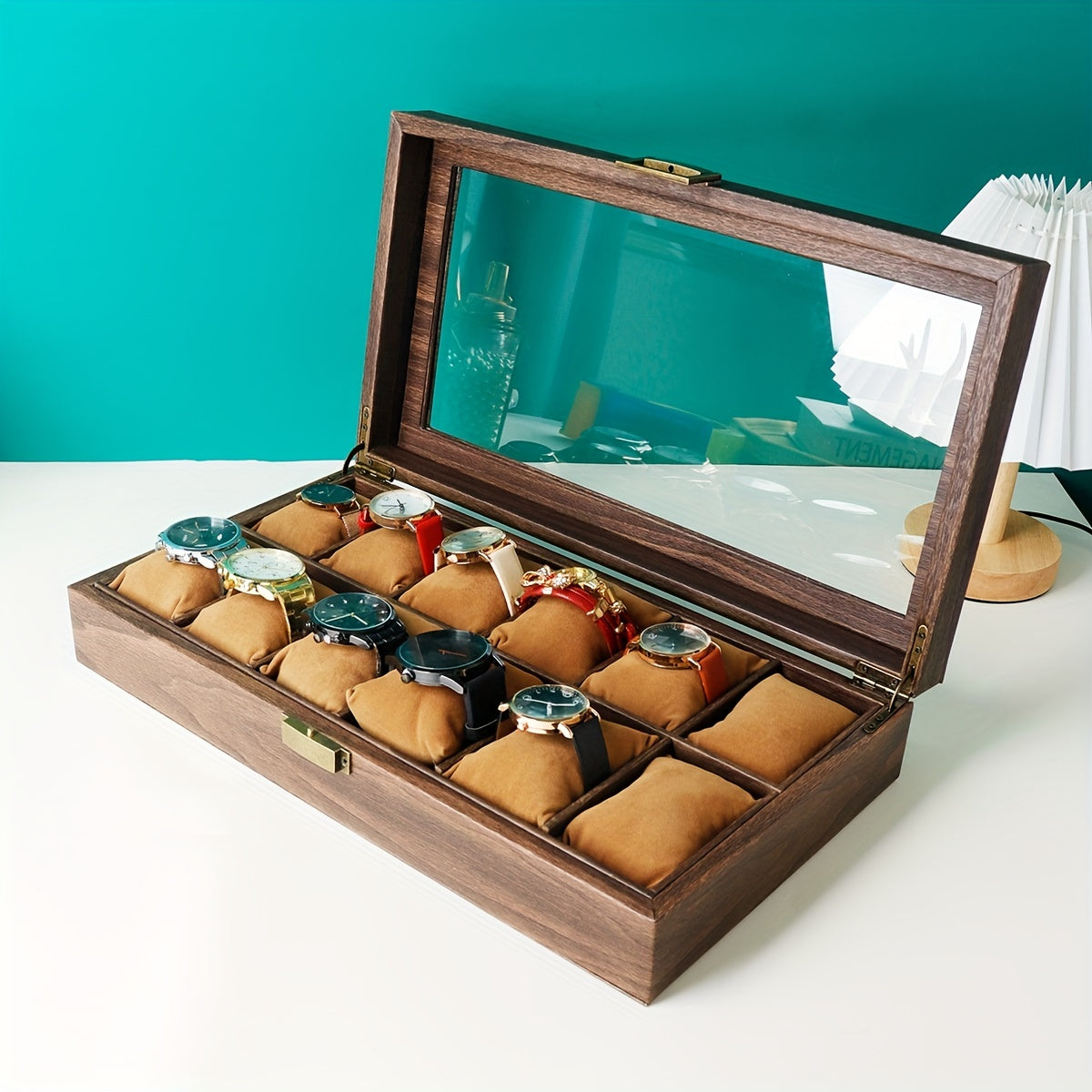 High-End Wooden Watch Collection Box