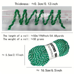 Reflective Yarn 100 Acrylic 50g Sparkle Yarn for Hand Knitting Carpet Sweater