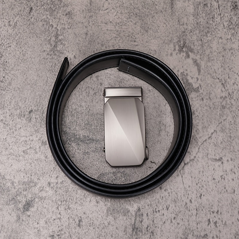 Men's Automatic Buckle Belt Business Casual Cowhide Belt