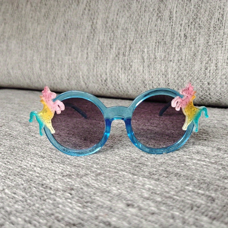 Unicorn Decor Sun Protection Sunglasses Travel Party Gift