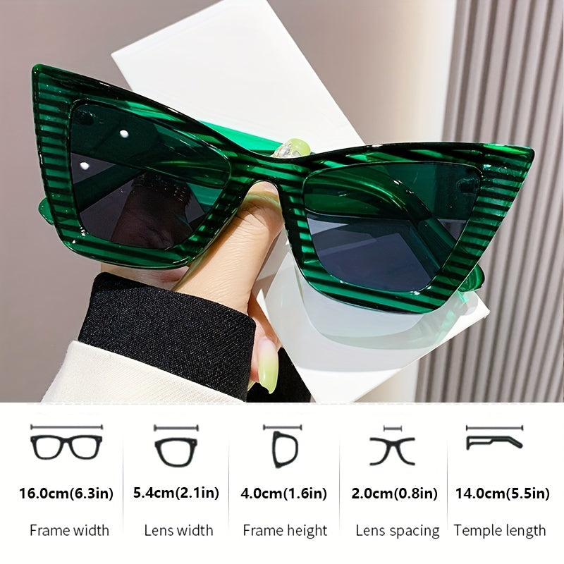 Y2K Cat Eye Sunglasses Gradient Decorative Glasses UV400