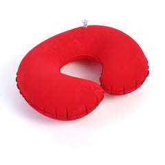 1pc Inflatable U Shaped Pillow for Outdoor Travel