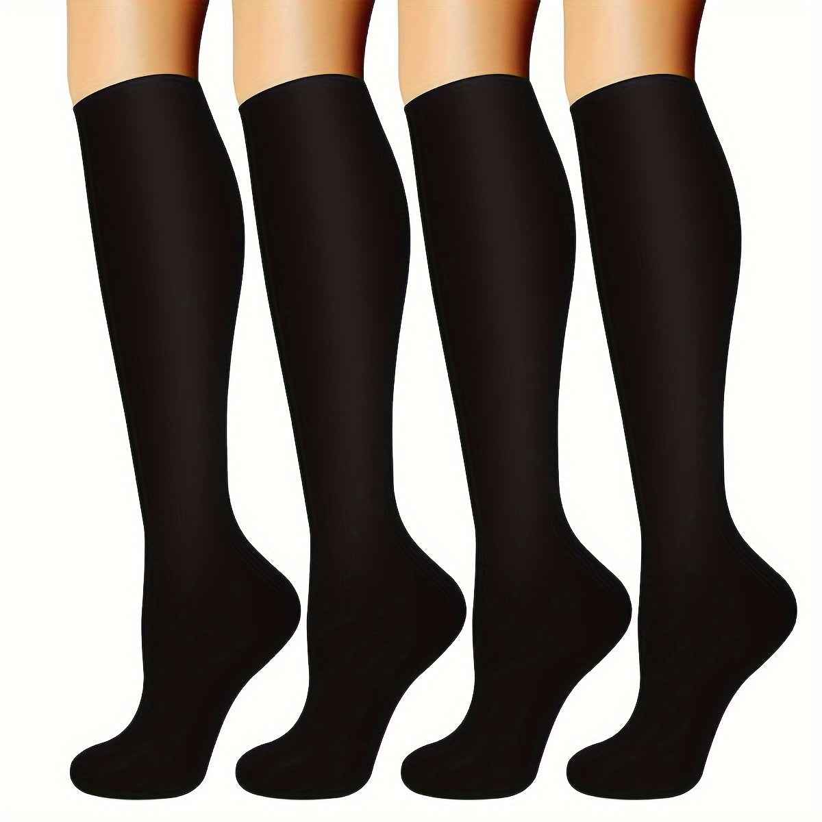 Copper Compression Socks For Women Men 15-20 Mmhg Knee High Socks