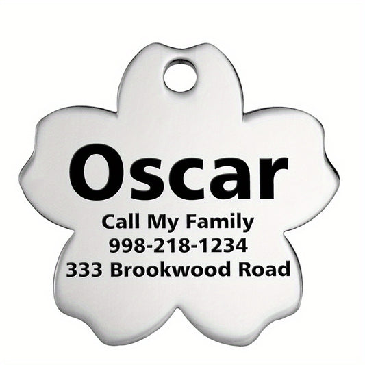 Customized Dog Tags Pet Name Pendant for Small, Medium, Large Dogs