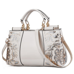 Bridal Wedding Purse Patent Handbag Large Capacity Shoulder Bag