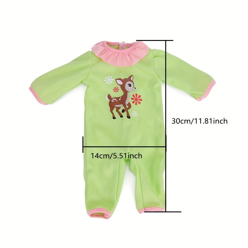 Green Doll Clothes Set for 18 Inch Dolls Playset
