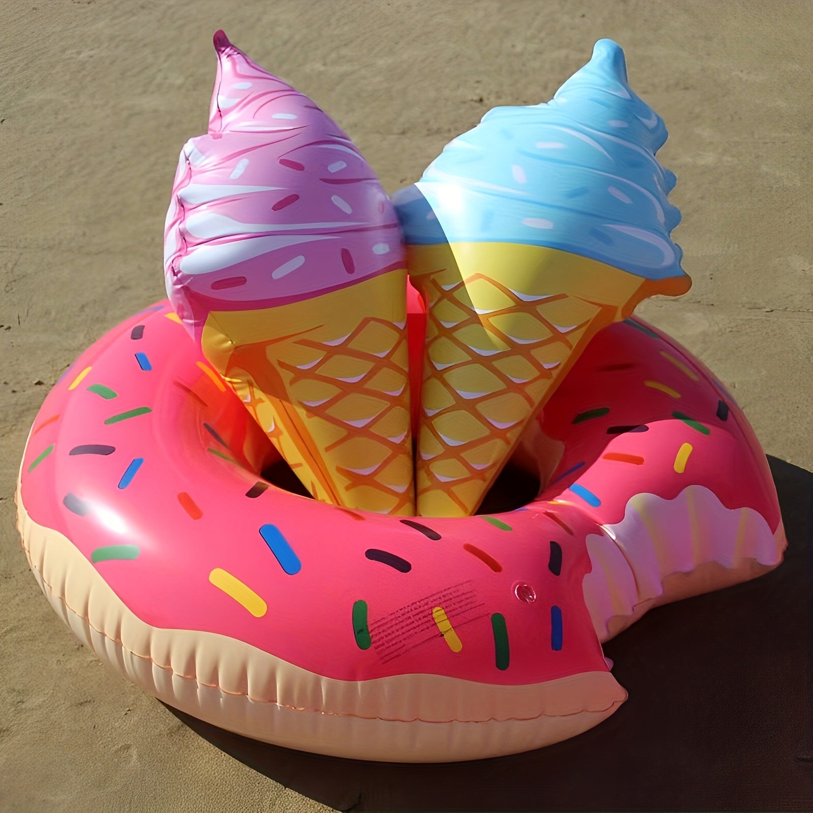 Inflatable Ice Cream Cone Party Balloons for Summer Parties
