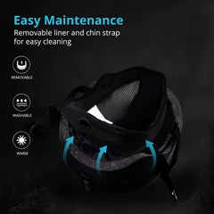 Youth&Adult Ski Helmet PC EPS Inmold Ventilated Ski Helmet