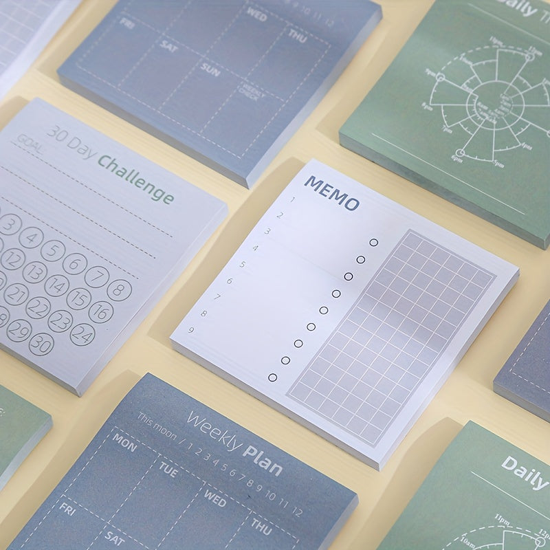 Retro Plan Notebook Four Styles To Choose From