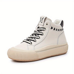 Women's Thick Bottom Top Skate Shoes Comfortable Lace Up Sport Shoes