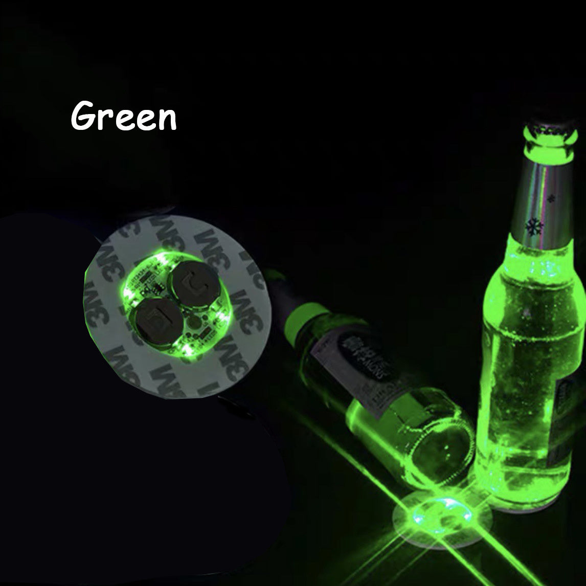 LED Coaster Sticker for Bars Pubs Restaurants Home - Accessory