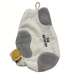 Soft Coral Fleece Hand Towel for Home Kitchen Bathroom