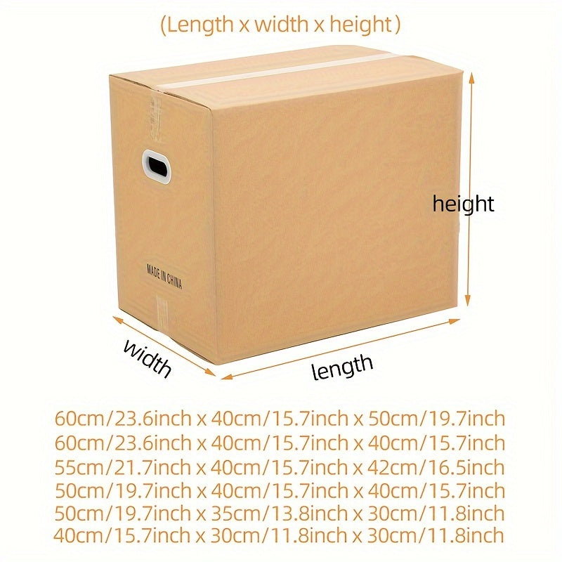 10pcs Ultra Hard Corrugated Moving Paper Boxes Large Storage Boxes