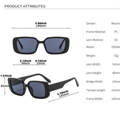 Retro Square Sunglasses For Men