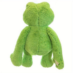 Big Eyed Frog Plush Toy Soft Green Stuffed Animal Eyes Desktop Sofa Decor