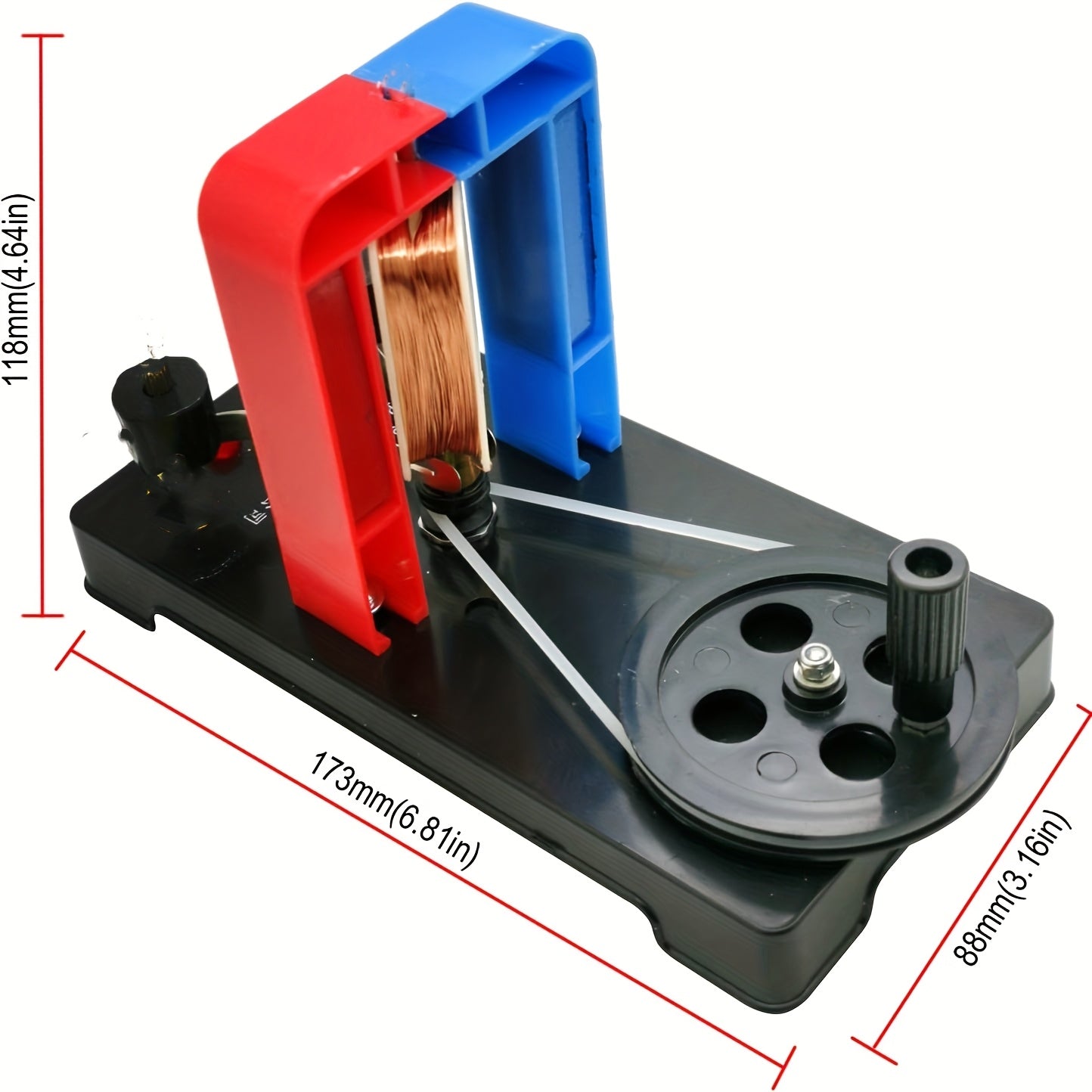 Hand Cranked Faraday Generator DIY Science Project