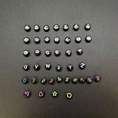 Acrylic Letter Beads 1120pcs Set DIY Bracelet Jewelry Beading