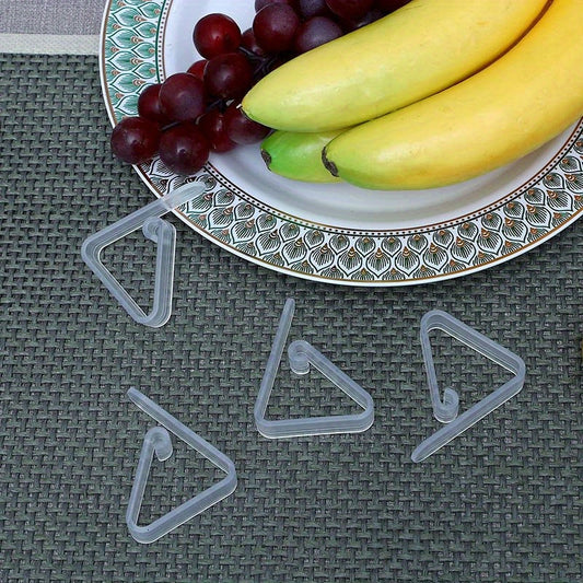 8 Clear Plastic Tablecloth Clips Securely Hold Down Tablecloths for Events