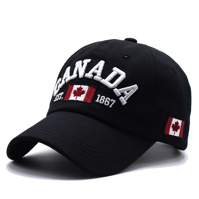 Men's Maple Leaf Sunproof Baseball Cap for Youth