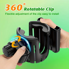 Universal Stroller Cup Holder with Phone Holder for Wheelchair Walker Bike