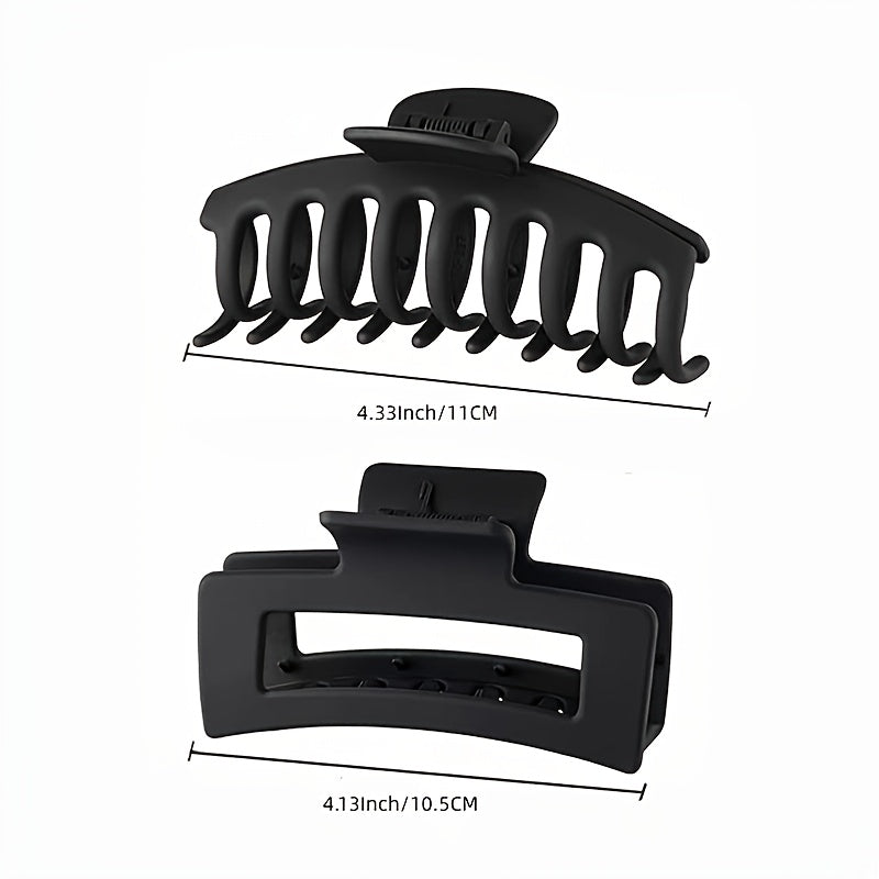 8pcs 16pcs Matte Hair Claw Clips Strong Hold Vintage Jaw Clips