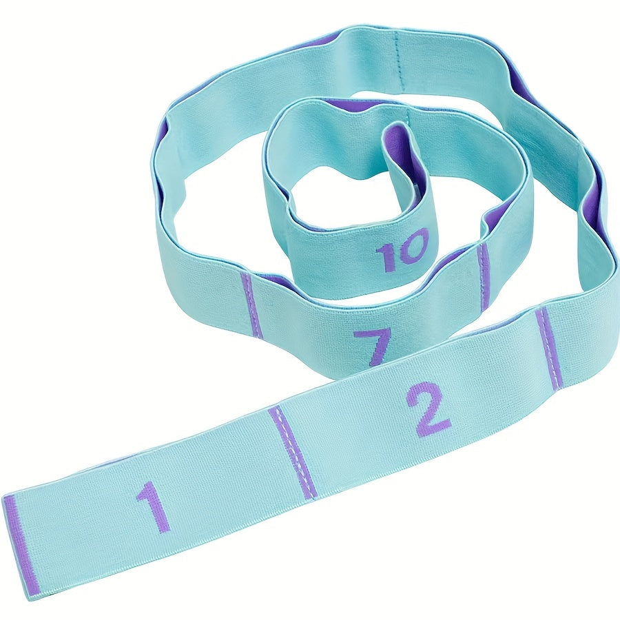 11 segment Resistance Band Yoga Stretch Correct Posture Elastic Belt