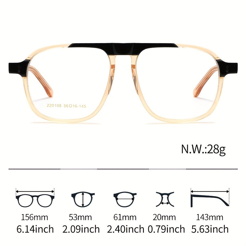 Y2K Kpop Clear Frame Glasses Men Women