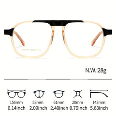 Y2K Kpop Clear Frame Glasses Men Women