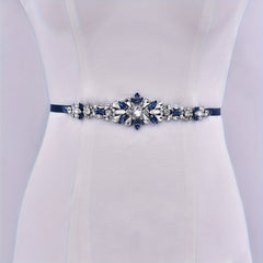 Royal Rhinestone Waist Band Bridal Dress Decoration