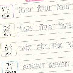 4pcs Reusable Children's Handwriting Workbook Set with Pen & Refills