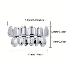 Golden Silvery Tooth Hip Hop Mouth Grills For Men And Women