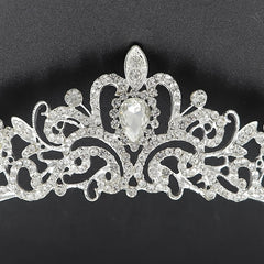 Baroque Crystal Bridal Tiara Crown Rhinestone Hair Accessories