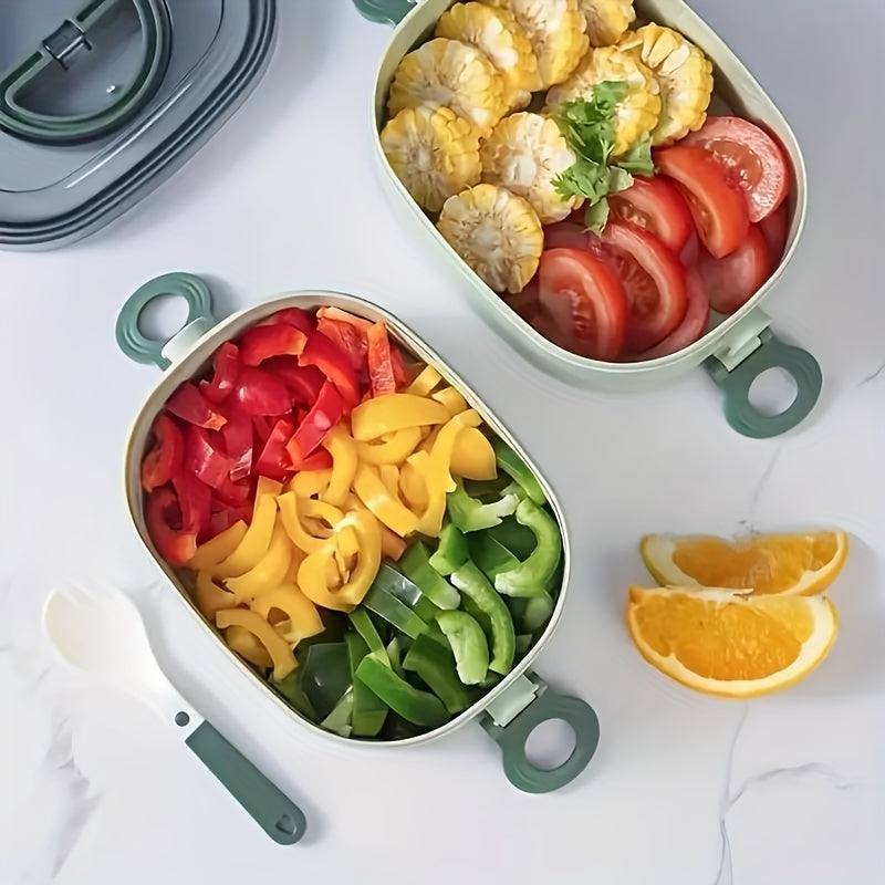 Leakproof 1 2 3 Tier Lunch Box Microwave Safe Kitchen Gadget
