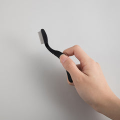 Professional Folding Eyelash Comb & Brush with Metal Teeth