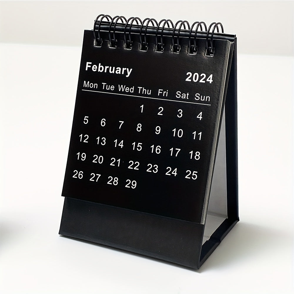 Minimalist Mini Desk Calendar Portable Notebook Calendar Desktop Decoration