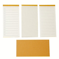 Rayson 4pcs 200 Sheets Tearable Pocket Notepad Paper Sticky Notes Set