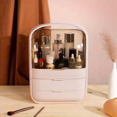 Large Capacity Cosmetic Storage Box with Lid
