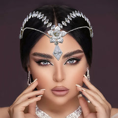 Vintage Rhinestone Bridal Headwear for Wedding Gown