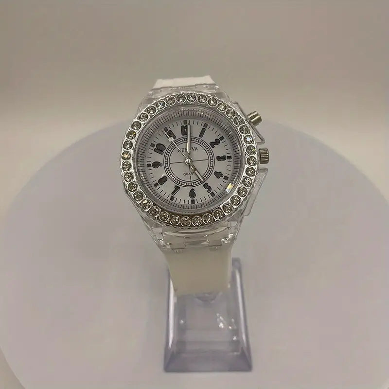 Silicone Luminous Electronic Watch for Students