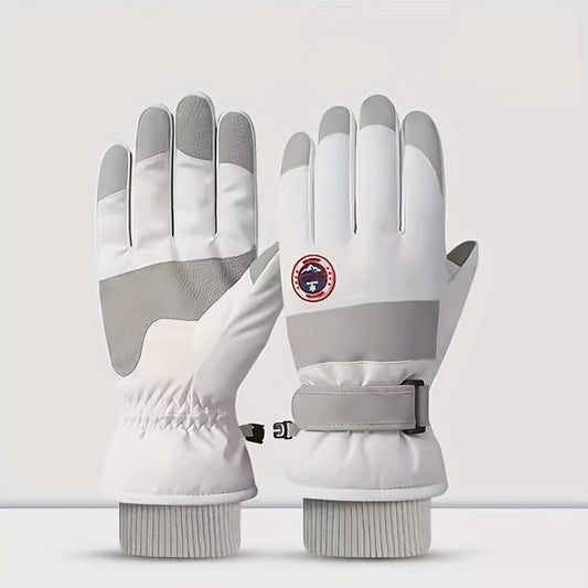 Winter Windproof Outdoor Gloves Waterproof Thicken Gloves With Velvet