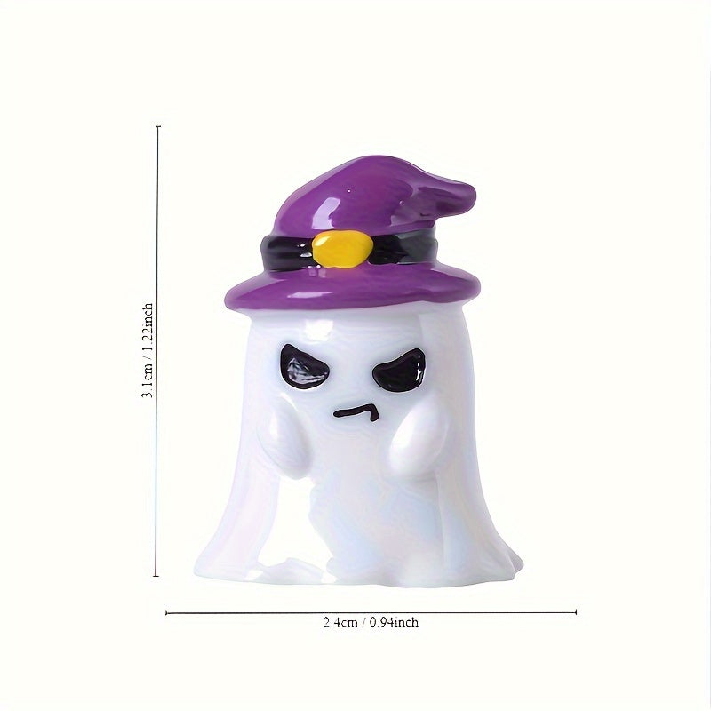 Set of 6 Halloween Ghost Figurines Classic Style Resin Crafts