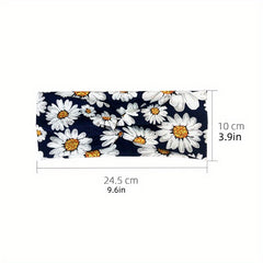Boho Headband Wide Floral Knot Stretch Turban Head Wrap Hair Scarf Accessories