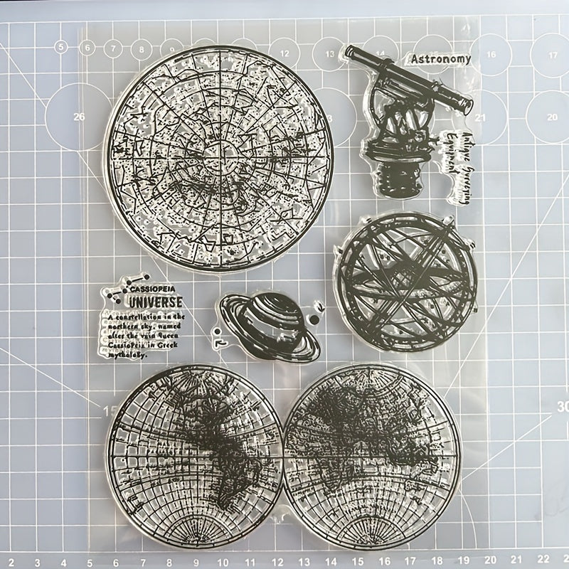 Universe Silicone Transparent Stamp