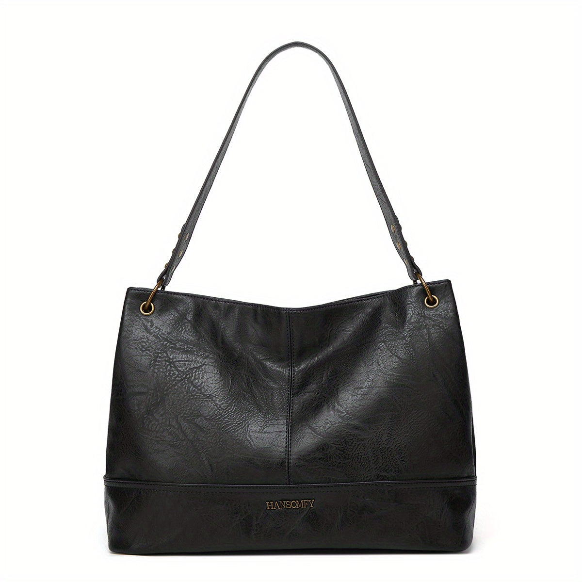 Retro Colorblock Tote Shoulder Bag Large Capacity Minimalist Bag Storage Bag
