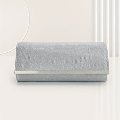 Glitter Clutch Dinner Bag Classic Flap Evening Bag For Party Women's