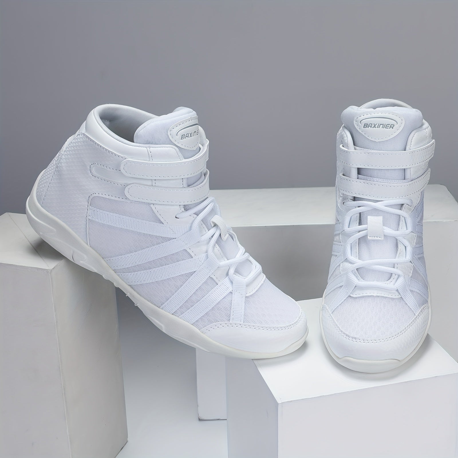 Girls High Top Cheerleading Shoes Lightweight Competition Sneakers