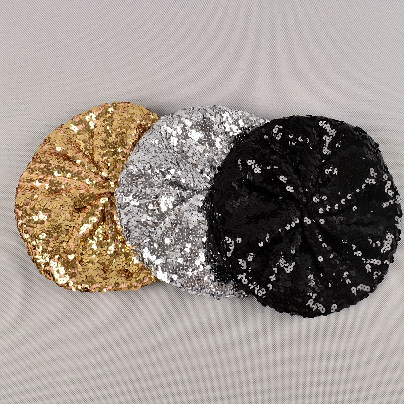 Sequin Knitted Beret Lightweight Beanie Y2K Dress Accessory